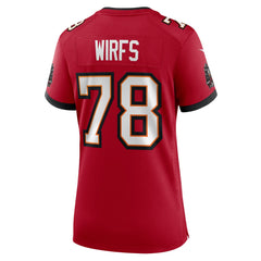 Tristan Wirfs Tampa Bay Buccaneers Women's Team Game Jersey Red - Nike
