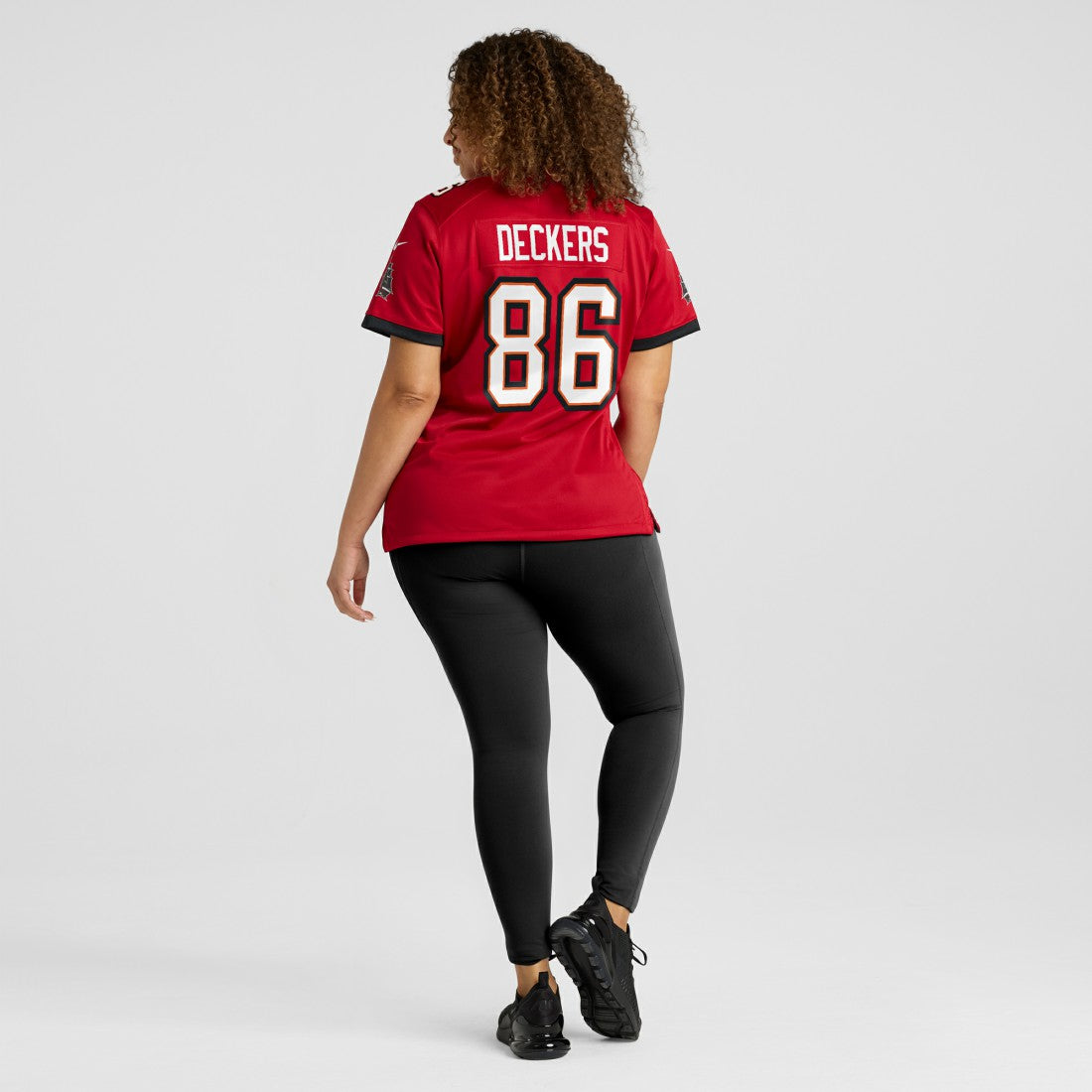 Evan Deckers Tampa Bay Buccaneers Women's Team Game Jersey - Red | NFL Jerseys