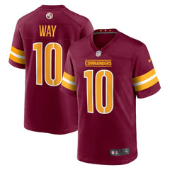 Tress Way Washington Commanders Game Jersey Burgundy - Nike