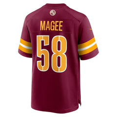 Jordan Magee Washington Commanders Game Jersey Burgundy - Nike