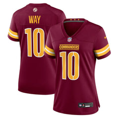 Tress Way Washington Commanders Women's Team Game Jersey Burgundy - Nike