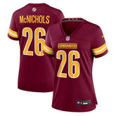 Jeremy McNichols Washington Commanders Women's Team Game Jersey Burgundy - Nike