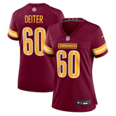 Michael Deiter Washington Commanders Women's Team Game Jersey Burgundy - Nike