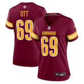 Tyler Ott Washington Commanders Women's Team Game Jersey Burgundy - Nike