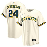 William Contreras Milwaukee Brewers Nike Home Replica Jersey Lifestyle