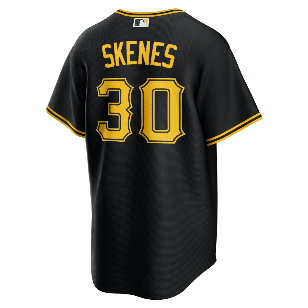Paul Skenes Pittsburgh Pirates Nike Alternate 2 Replica Jersey - Black | MLB Jerseys