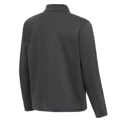 Green Bay Packers Antigua Twist Quarter-Zip Pullover Jacket Pewter - NFL