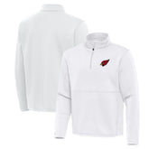 Arizona Cardinals Antigua Twist Quarter-Zip Pullover Jacket White - NFL