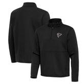 Atlanta Falcons Antigua Twist Quarter-Zip Pullover Jacket Black - NFL