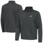 Dallas Stars - Antigua Twist Quarter-Zip Pullover Jacket Silver