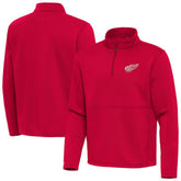 Detroit Red Wings - Antigua Twist Quarter-Zip Pullover Jacket Red