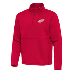 Detroit Red Wings - Antigua Twist Quarter-Zip Pullover Jacket Red