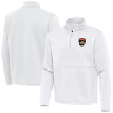 Florida Panthers - Antigua Twist Quarter-Zip Pullover Jacket White