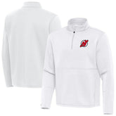 New Jersey Devils - Antigua Twist Quarter-Zip Pullover Jacket White