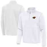 Minnesota Wild - Antigua Twist Quarter-Zip Pullover Jacket White