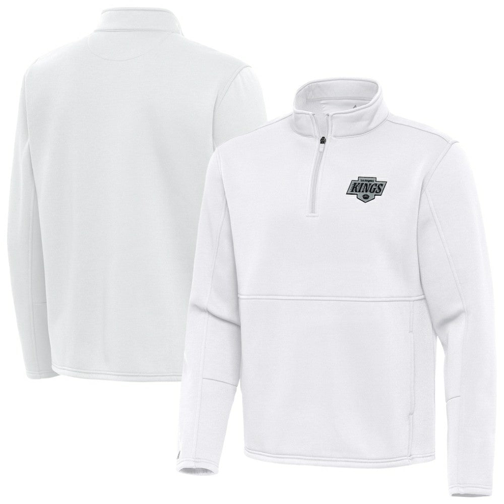 Los Angeles Kings - Antigua Twist Quarter-Zip Pullover Jacket White