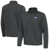 Buffalo Sabres - Antigua Twist Quarter-Zip Pullover Jacket Pewter