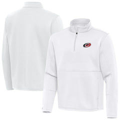 Carolina Hurricanes - Antigua Twist Quarter-Zip Pullover Jacket White