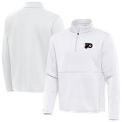 Philadelphia Flyers - Antigua Twist Quarter-Zip Pullover Jacket White