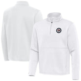 Winnipeg Jets - Antigua Twist Quarter-Zip Pullover Jacket White