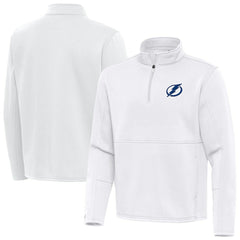 Tampa Bay Lightning - Antigua Twist Quarter-Zip Pullover Jacket White