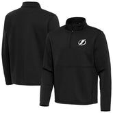 Tampa Bay Lightning - Antigua Twist Quarter-Zip Pullover Jacket Black