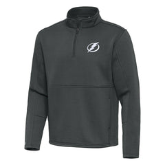 Tampa Bay Lightning - Antigua Twist Quarter-Zip Pullover Jacket Pewter
