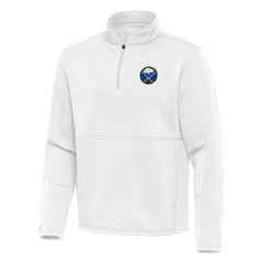 Buffalo Sabres - Antigua Twist Quarter-Zip Pullover Jacket White