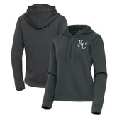 Kansas City Royals Antigua Women's Contemporary Quarter-Zip Hoodie Near Me