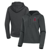 Los Angeles Angels Antigua Women's Contemporary Quarter-Zip Hoodie Near Me