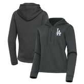Los Angeles Dodgers Antigua Women's Contemporary Quarter-Zip Hoodie for sale
