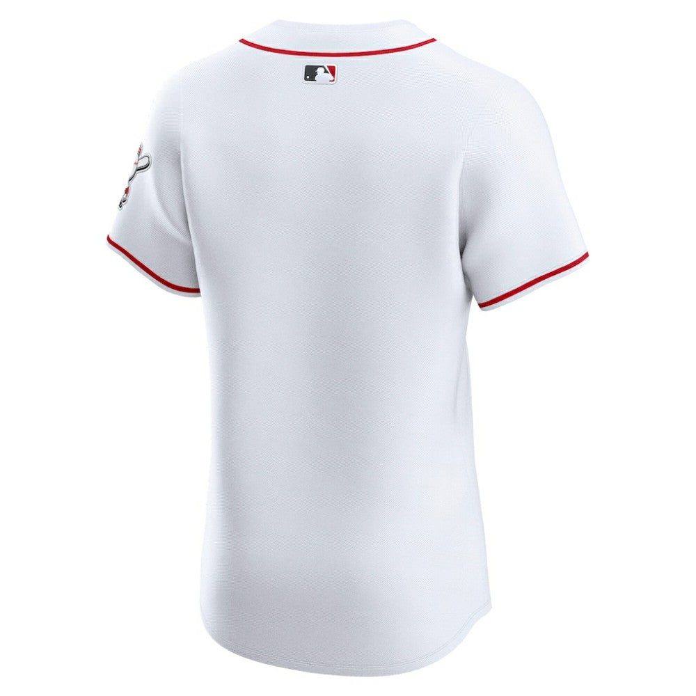 Cincinnati Reds Nike Home Elite Jersey - White | MLB Jerseys