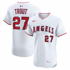Mike Trout Los Angeles Angels Nike Home ElitePlayer Jersey Lifestyle