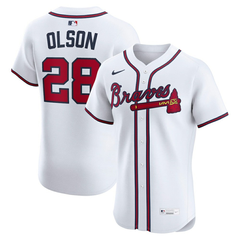 Matt Olson Atlanta Braves Nike Home Elite Player Jersey Clearance