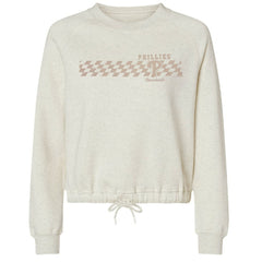 Philadelphia Phillies Soft as a Grape Women's Tonal Checkered Sweatshirt Online