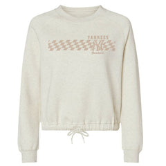 New York Yankees Soft as a Grape Women's Tonal Checkered Sweatshirt Near Me