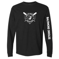 Baltimore Orioles Soft as a Grape Women's Pigment Dye Long Sleeve T-Shirt discount