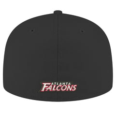 Atlanta Falcons New Era Omaha Throwback 59FIFTY Fitted Hat Black - NFL