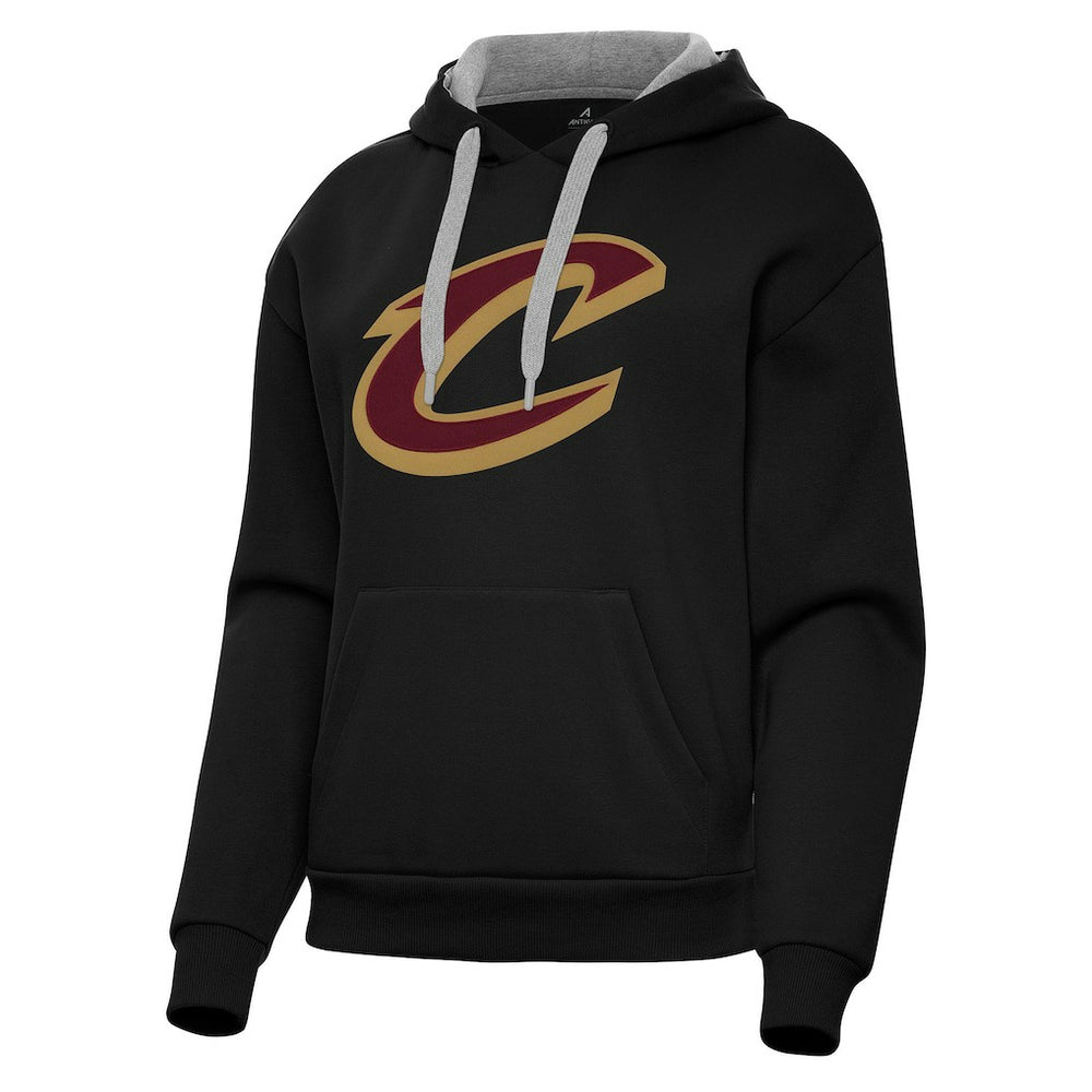NBA - Cleveland Cavaliers Antigua Women's Victory Pullover Hoodie - Black