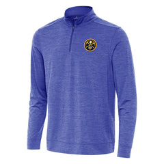 NBA - Denver Nuggets Antigua Bright Quarter-Zip Top - Heather Royal