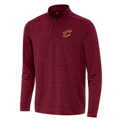 NBA - Cleveland Cavaliers Antigua Bright Quarter-Zip Top - Burgundy