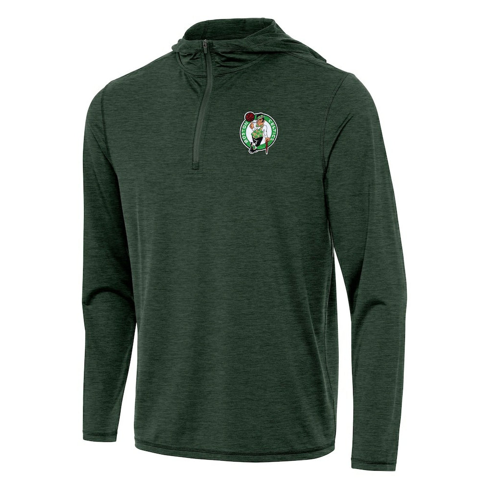 NBA - Boston Celtics Antigua Tidy Quarter-Zip Hoodie - Hunter Green