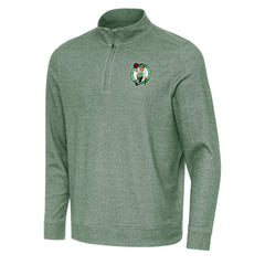 NBA - Boston Celtics Antigua Subtle Quarter-Zip Sweatshirt - Hunter Green