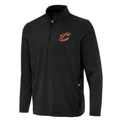 NBA - Cleveland Cavaliers Antigua Perilous Quarter-Zip Sweatshirt - Black
