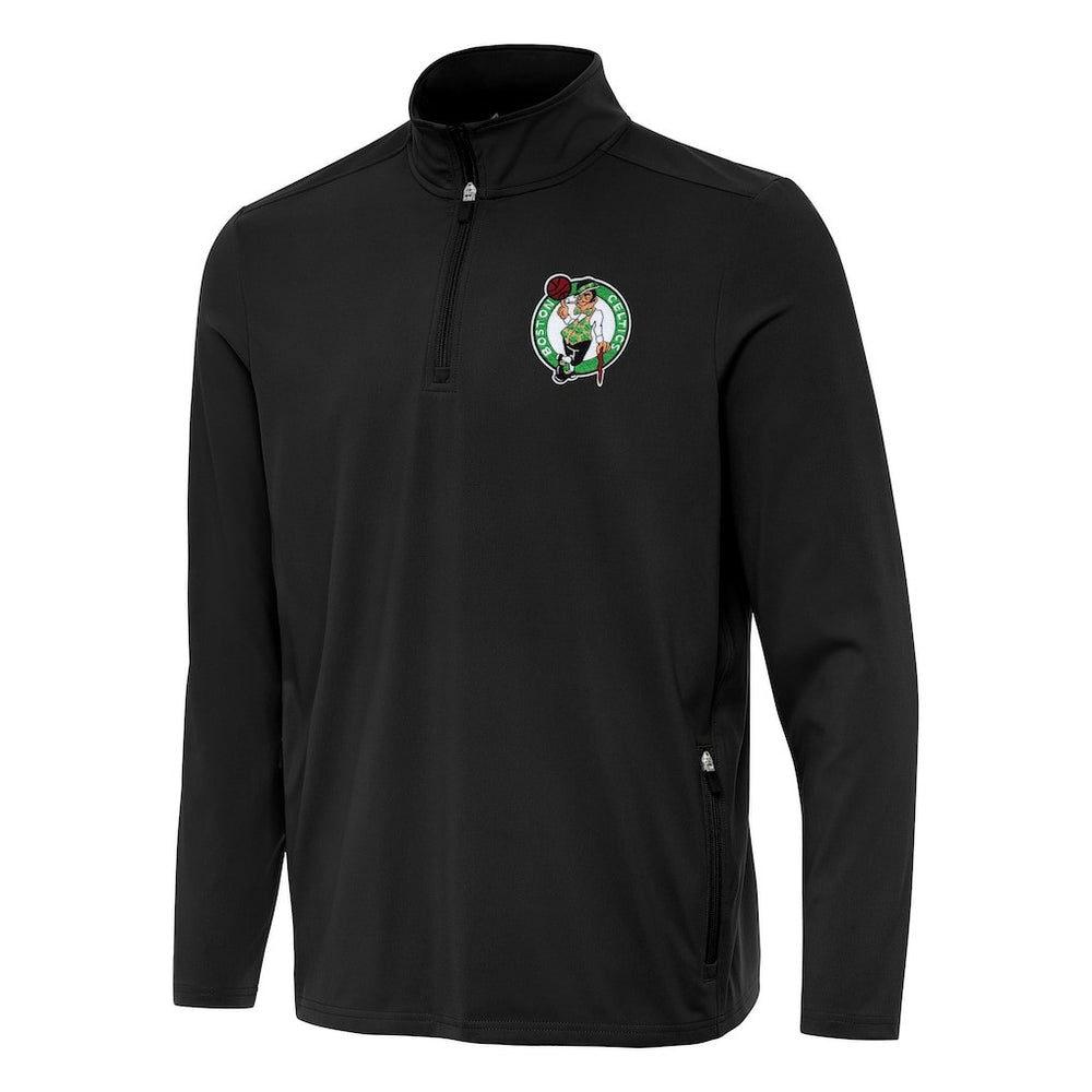 NBA - Boston Celtics Antigua Perilous Quarter-Zip Sweatshirt - Black
