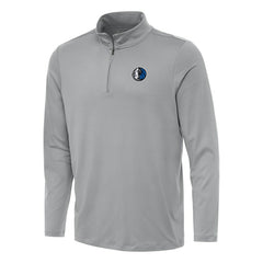 NBA - Dallas Mavericks Antigua Reprocess Quarter-Zip Top - Gray