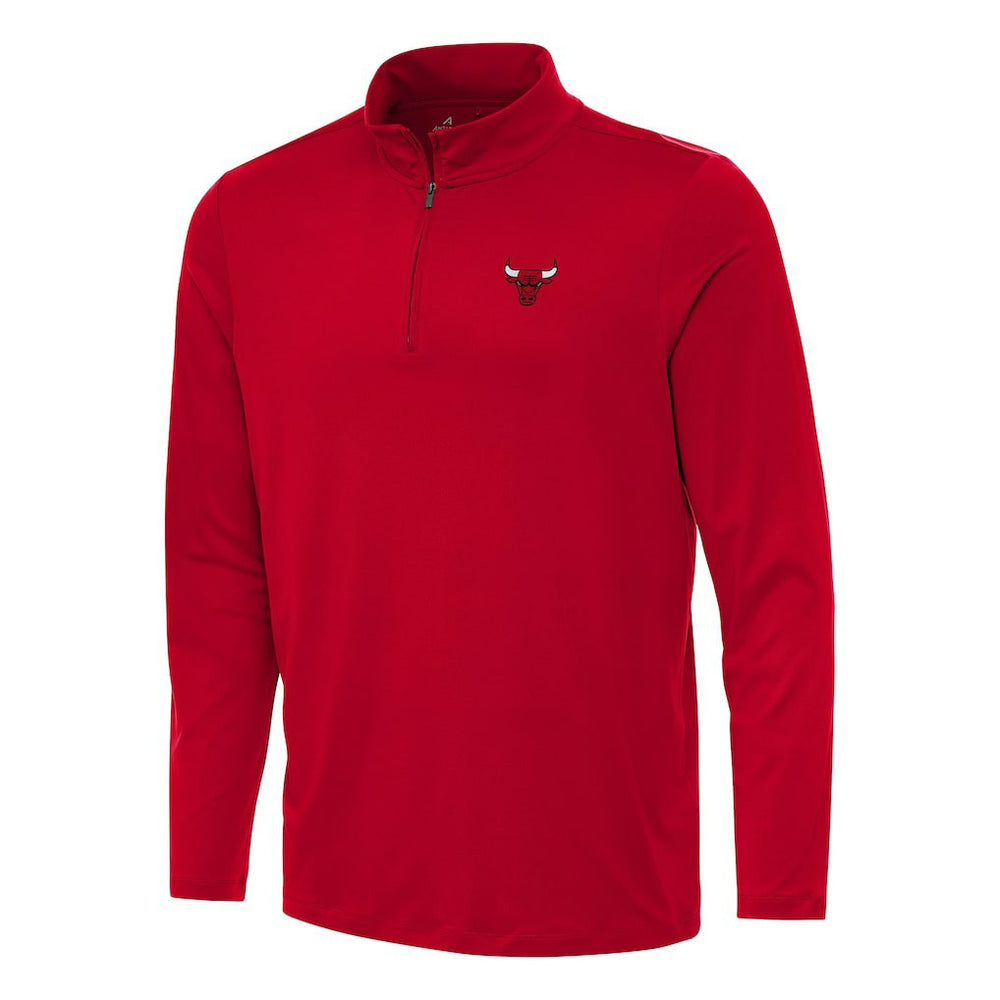 NBA - Chicago Bulls Antigua Reprocess Quarter-Zip Top - Red