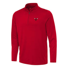 NBA - Chicago Bulls Antigua Reprocess Quarter-Zip Top - Red
