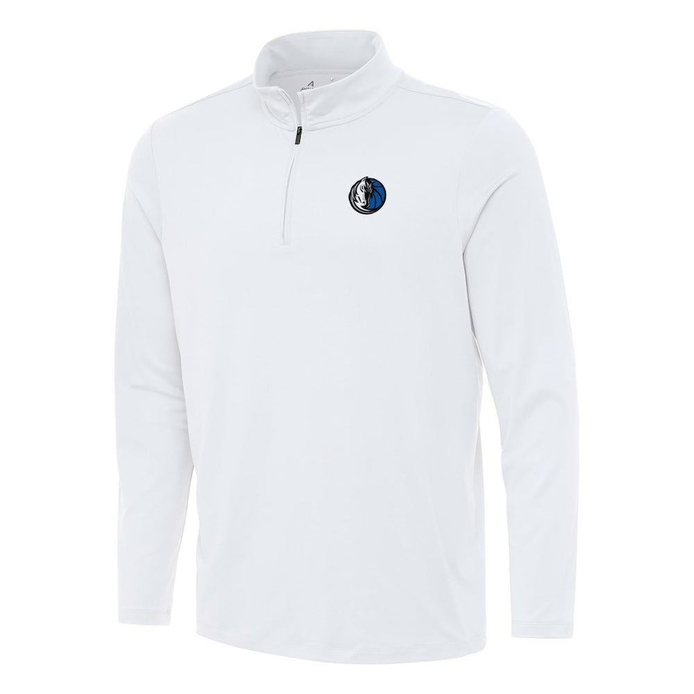 NBA - Dallas Mavericks Antigua Reprocess Quarter-Zip Top - White
