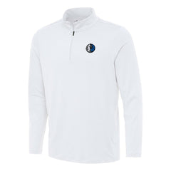NBA - Dallas Mavericks Antigua Reprocess Quarter-Zip Top - White